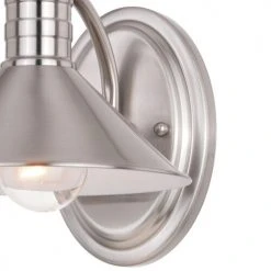 Coupon 🎁 Patriot Lighting® Akron Matte White 1 Light Vanity Light ✨ -Patriot Light Store W0375 1