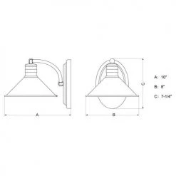 Coupon 🎁 Patriot Lighting® Akron Matte White 1 Light Vanity Light ✨ -Patriot Light Store W0375 DWG