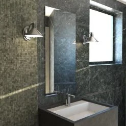 Coupon 🎁 Patriot Lighting® Akron Matte White 1 Light Vanity Light ✨ -Patriot Light Store W0375 L1