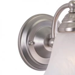 Best Pirce 👍 Patriot Lighting® Standford Brushed Nickel 1 Light Vanity Light ✨ -Patriot Light Store WL35121BN 1