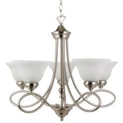 Buy ✔️ Patriot Lighting® Rianto 5-Light Brushed Nickel Chandelier 👏