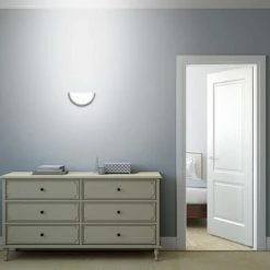 Budget 👍 Patriot Lighting® Legend Satin Nickel LED Indoor Wall Light ❤️ -Patriot Light Store inuse3519139