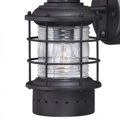 Buy 💯 Patriot Lighting® Dualux® Hyannis Textured Black Outdoor Wall Light ✔️ -Patriot Light Store t0254 3