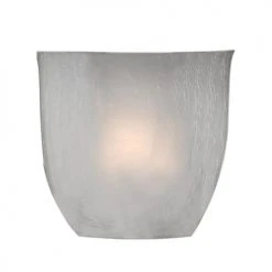 Best reviews of ⌛ Patriot Lighting® Frosted Crackle Tapered Reaplacement Glass 💯