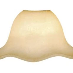 Outlet 🛒 Patriot Lighting® Amber Flake Floral Replacement Glass With 1-5/8" Fitter ⭐