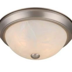 Brand new ✨ Patriot Lighting® Brushed Nickel 2-Light Flush Mount Ceiling Light - 2 Pack ⭐