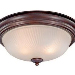 Best Pirce 🔥 Patriot Lighting® Galaxy Weathered Patina 2-Light Flush Mount Ceiling Light ✔️