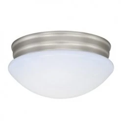 Best Pirce ❤️ Patriot Lighting® Brady Satin Nickel LED Flush Mount Ceiling Light 😀