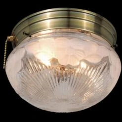 Wholesale 🎉 Patriot Lighting® Flora Antique Brass 2-Light Flush Mount Ceiling Light 🌟