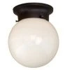 Top 10 🎉 Patriot Lighting® Globe Bronze 1-Light Flush Mount Ceiling Light 🎁 -Patriot Light Store vx cc3806bz