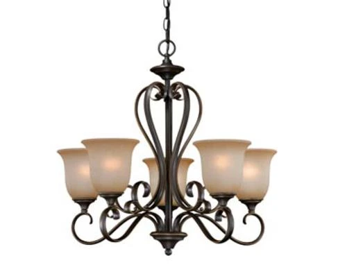 New 🔔 Patriot Lighting® Mavis 5-Light Oil Brushed Bronze With Gold Accent Chandelier 🌟 3 New 🔔 Patriot Lighting® Mavis 5-Light Oil Brushed Bronze With Gold Accent Chandelier 🌟