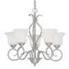 Cheapest ⌛ Patriot Lighting® Samantha 5-Light Satin Nickel Chandelier 🎉 -Patriot Light Store vx ch57505sn
