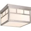 Hot Sale ⌛ Patriot Lighting® Craftsman Stainless Steel Outdoor Ceiling Light 🧨 -Patriot Light Store vx of14611st