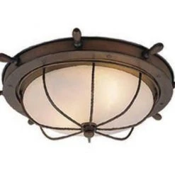 Best Pirce ✔️ Patriot Lighting® Orleans Antique Red Copper 2-Light Ceiling Light ⭐