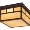 Budget ❤️ Patriot Lighting® Mission Burnished Bronze 2-Light Ceiling Light 🤩 -Patriot Light Store vx of37211bbz