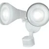 Best deal 🌟 Patriot Lighting® White Dual Head Motion Sensor Outdoor Security Flood Light ⭐ -Patriot Light Store vx ow9235w
