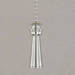 Best Pirce ⭐ Patriot Lighting® Satin Nickel Lighthouse Pull Chain 😍