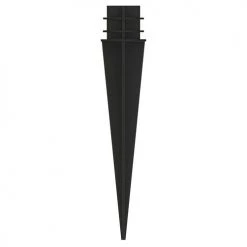 Budget ⌛ Patriot Lighting® 5-1/2" Textured Black Metal Spike Replacement - 2 Pk 🔔
