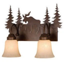 Promo 🧨 Patriot Lighting® Yellowstone 2-Light Burnished Bronze Vanity Light ✔️