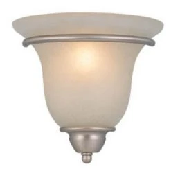 Wholesale 🥰 Patriot Lighting® Monrovia 1-Light Brushed Nickel Indoor Wall Light 🎁
